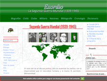 Tablet Screenshot of exordio.com